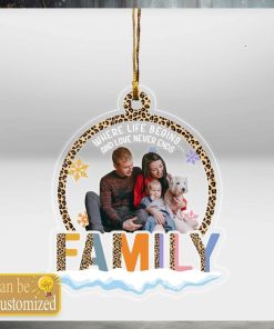 Custom Family Photo Ornament 2023