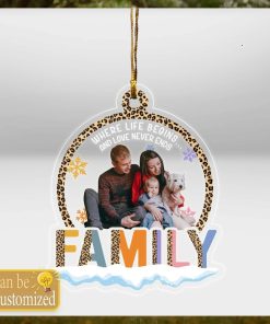 Custom Family Photo Ornament 2023