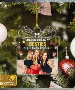 Custom Friends Photo Ornament