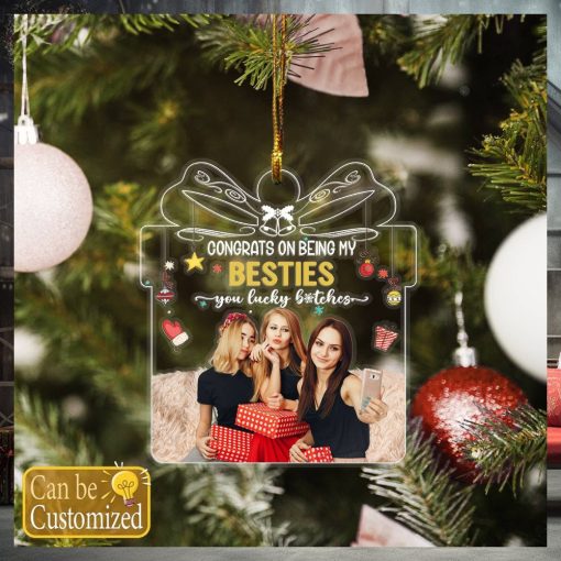 Custom Friends Photo Ornament