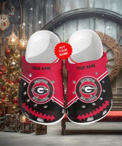 Custom Georgia Bulldogs Football NCAA Crocs Slippers