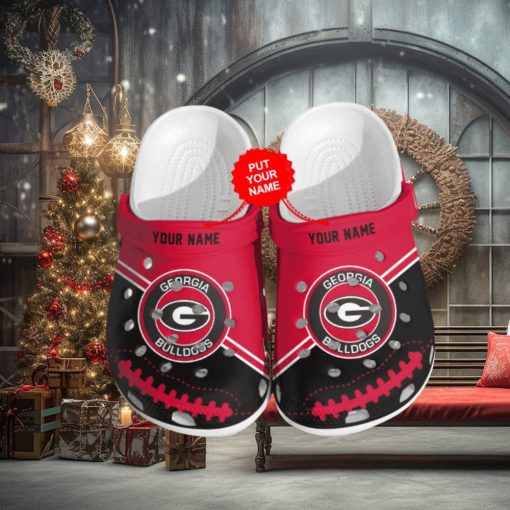 Custom Georgia Bulldogs Football NCAA Crocs Slippers