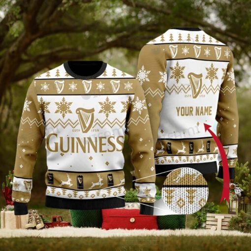 Custom Guinness Christmas Sweater EST 1759 Logo Guinness Beer Gift