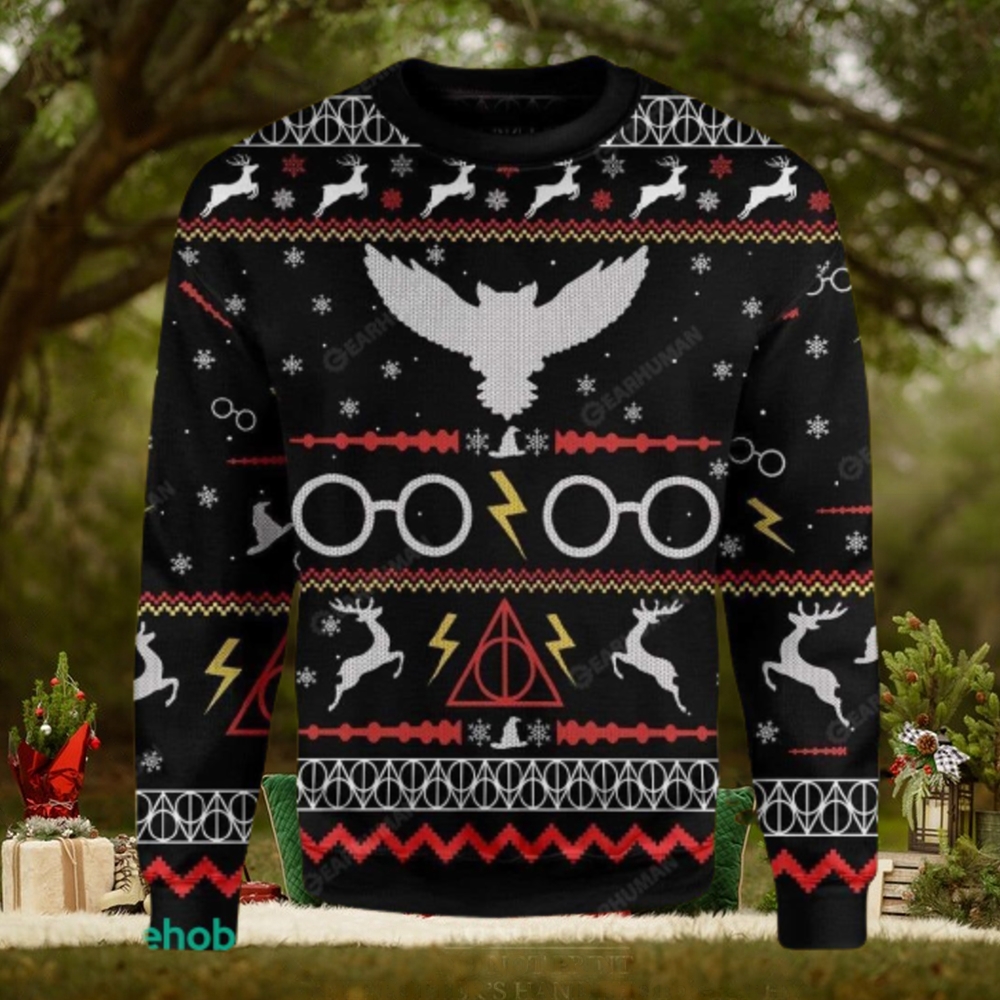 Custom HP Ugly Christmas Christmas Sweater Ugly 3D Gift For Men And Women Custom HP Ugly Christmas Christmas Sweater Ugly 3D Gift For Men And Women