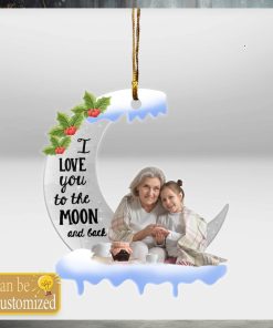 Custom Happy Memories Photo Snow Ornament