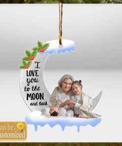 Custom Happy Memories Photo Snow Ornament