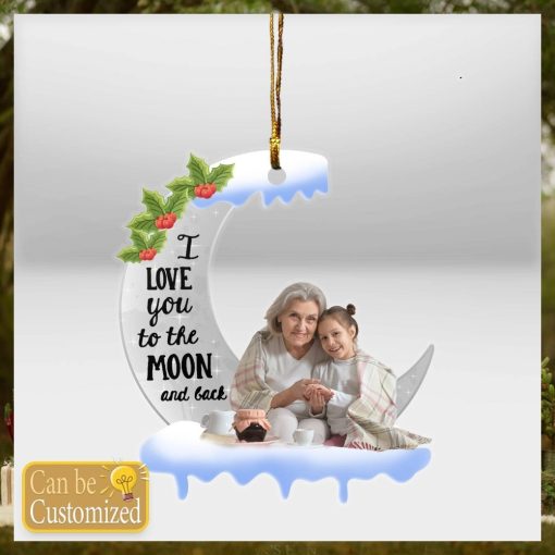 Custom Happy Memories Photo Snow Ornament