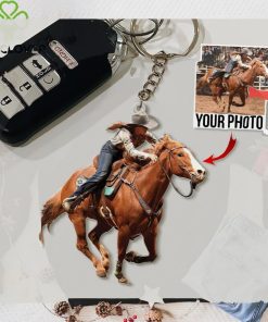 Custom Horse Photo Keychain