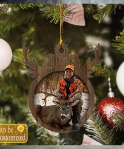 Custom Hunting Photo Ornament