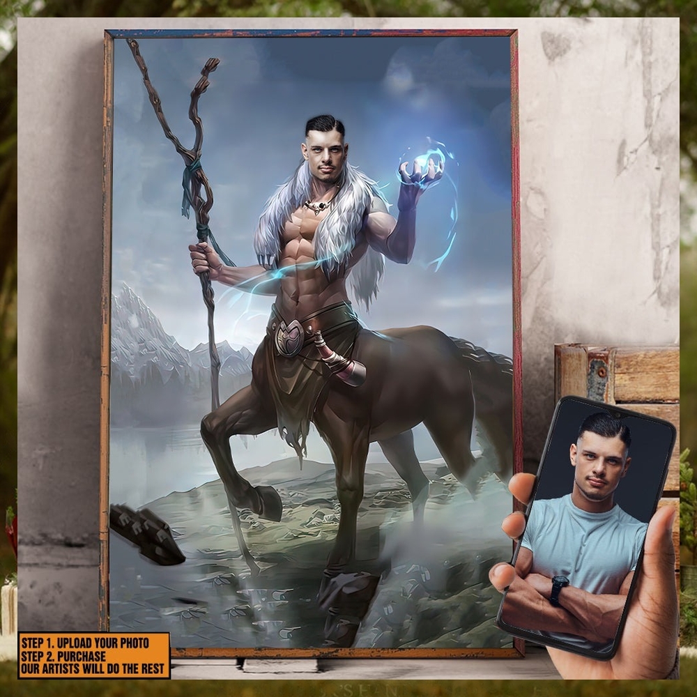 Custom Image Centaur Wall Art Poster Custom Image Centaur Wall Art Poster