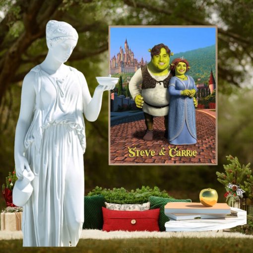 Custom Image Couple At Far Far Away Wall Art Poster