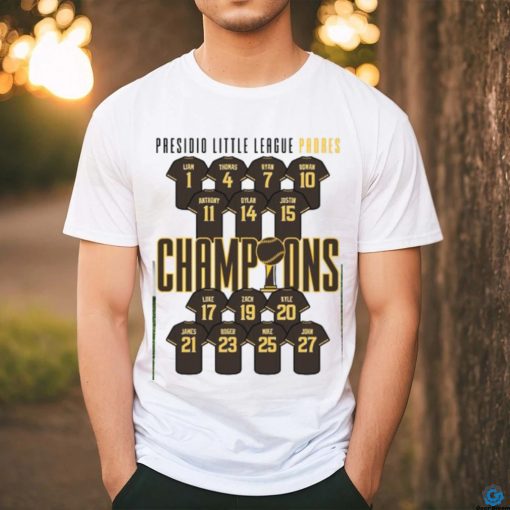 Custom Little League Champions T Shirt