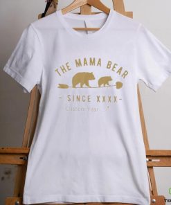 Custom Mama Bear Year Shirt Personalized Mom Mother T Shirt Unisex