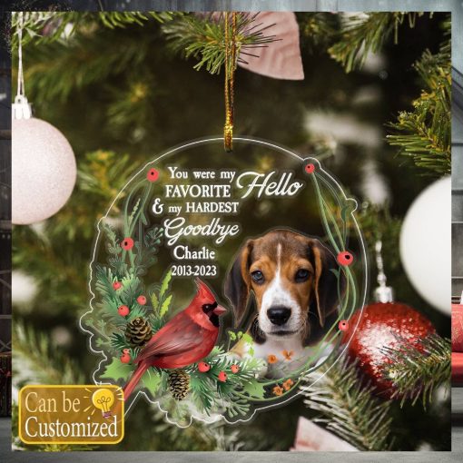 Custom Memories Pet Photo Ornament