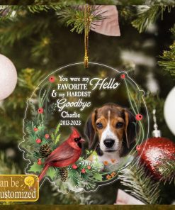 Custom Memories Pet Photo Ornament