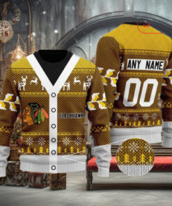 Custom NHL Columbus Blue Jackets Sweater, Xmas Gift for Hockey Fans