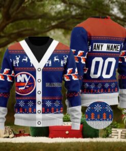 Custom NHL New York Islanders Sweater, Best Family Xmas Sweater Gift