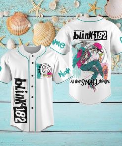 Custom Name And Number Blink 182 Baseball Jersey Shirt