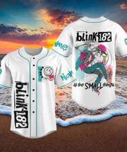 Custom Name And Number Blink 182 Baseball Jersey Shirt