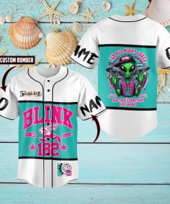 Custom Name And Number Blink 182 Baseball Jersey Shirts