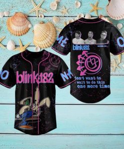 Custom Name And Number Blink 182 One More Time Baseball Jersey Shirt