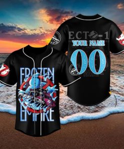 Custom Name And Number Ghostbusters Frozen Empire Baseball Jersey Shirt