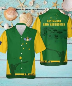 Custom Name Australian Army Air Dispatch Hawaiian Shirt Ideas Gift