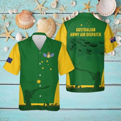 Custom Name Australian Army Air Dispatch Hawaiian Shirt Ideas Gift