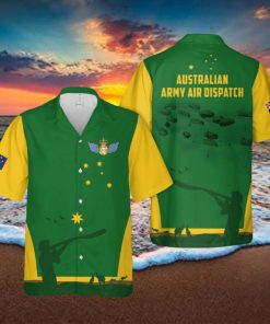 Custom Name Australian Army Air Dispatch Hawaiian Shirt Ideas Gift