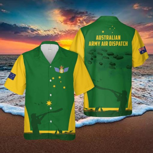 Custom Name Australian Army Air Dispatch Hawaiian Shirt Ideas Gift