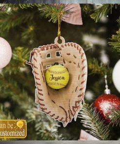 Custom Name Baseball Ornament