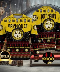 Custom Name Brynas IF Ugly Christmas Sweater New Logo Gift For Men And Women Fans