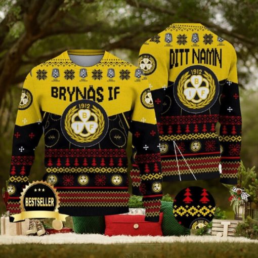 Custom Name Brynas IF Ugly Christmas Sweater New Logo Gift For Men And Women Fans