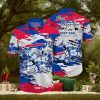 Buffalo Bills Striped Floral Sport Hawaiian Shirt