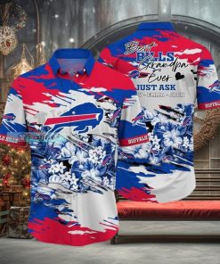 Custom Name Buffalo Bills Best Granpa Ever Hawaiian Shirt