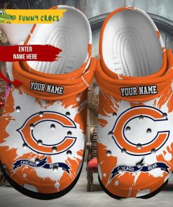 Custom Name Chicago Bear Ncaa Football Crocs