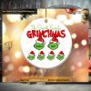 Custom Name Family Ornament, Christmas Tree & Grinch Decor