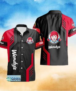 Custom Name Fleece wendy’s Style 7 Logo Trademark 3D Hawaiian Shirt For Men And Women Gift