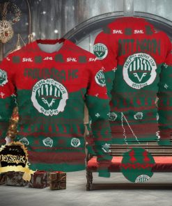 Custom Name Frolunda HC Ugly Christmas Sweater New Logo Gift For Men And Women Fans