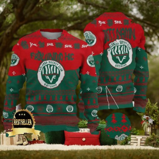 Custom Name Frolunda HC Ugly Christmas Sweater New Logo Gift For Men And Women Fans