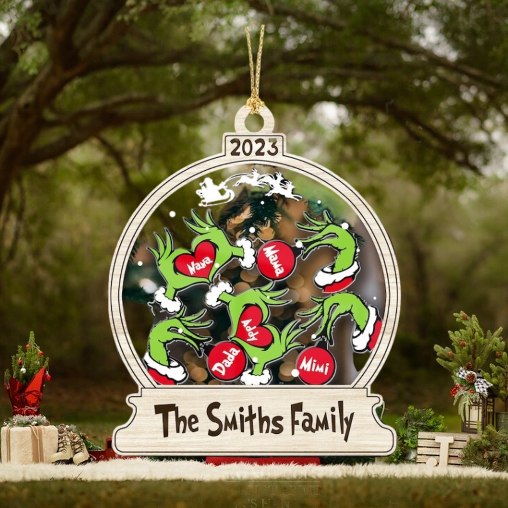 Custom Name Grinch Hand Dr Seuss Reward Jar Ornament, Personalized The Grinch Who Stole Christmas Shake Ornament, Xmas Tree Home Decor Custom Name Grinch Hand Dr Seuss Reward Jar Ornament, Personalized The Grinch Who Stole Christmas Shake Ornament, Xmas Tree Home Decor