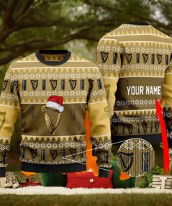 Custom Name Guinness Ugly Christmas Sweater