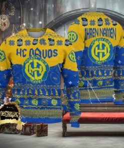 Custom Name HC Davos Ugly Christmas Sweater New Logo Gift For Men And Women Fans
