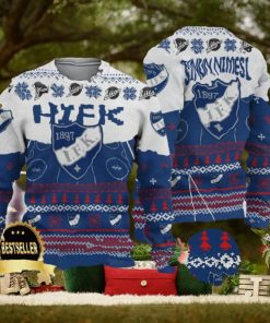 Custom Name HIFK Ugly Christmas Sweater New Logo Gift For Men And Women Fans