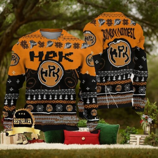 Custom Name HPK Ugly Christmas Sweater New Logo Gift For Men And Women Fans