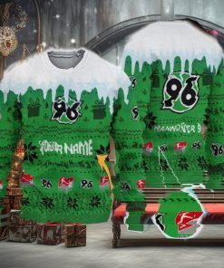 Custom Name Hannover 96 Knitted Christmas Sweater Gift For Men And Women