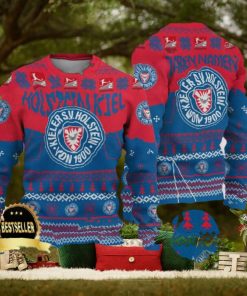 Custom Name Holstein Kiel Ugly Christmas Sweater New Logo Gift For Men And Women Fans