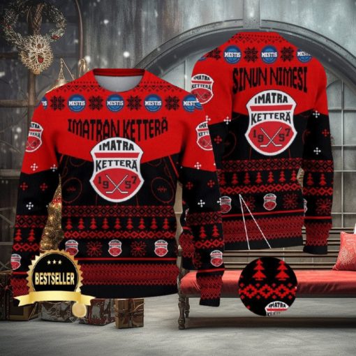 Custom Name Imatran Kettera Ugly Christmas Sweater