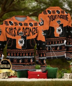 Custom Name KMSK Deinze Ugly Christmas Sweater New Logo Gift For Men And Women Fans