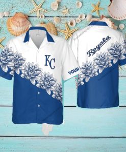 Custom Name MLB Kansas City Royals Souvenir New Beach Hawaiian Shirt Flower For Men And Women